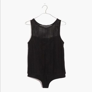 Madewell Mesh Thong Bodysuit